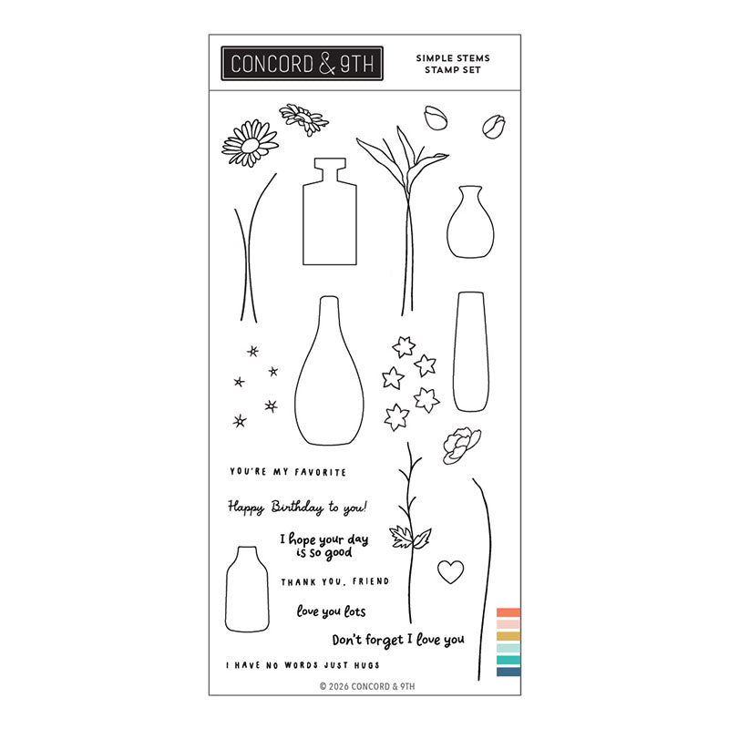 Concord & 9th Clear Stamps Simple Stems