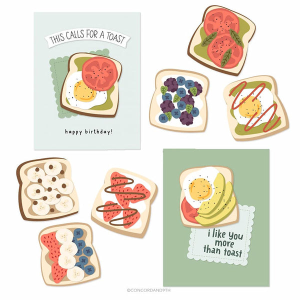 Concord & 9th 2pc Toast Time