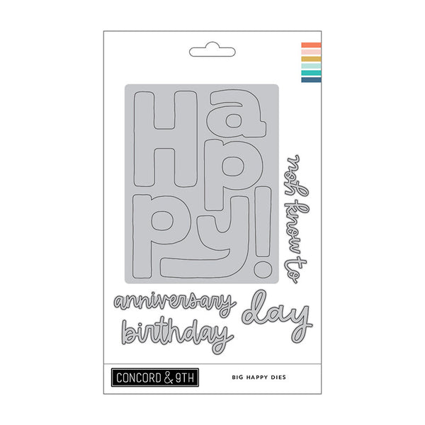 Concord & 9th Dies Big Happy Patterns