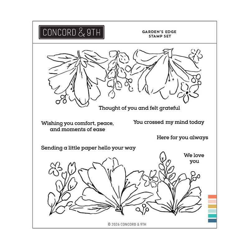 Concord & 9th Clear Stamps Garden's Edge