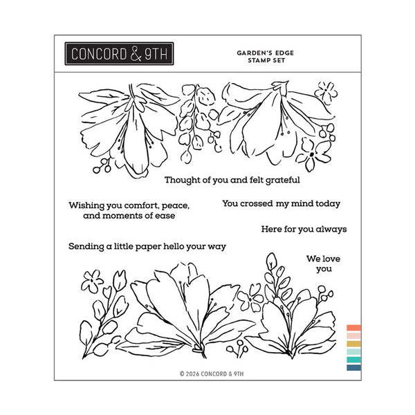 Concord & 9th Clear Stamps Garden's Edge