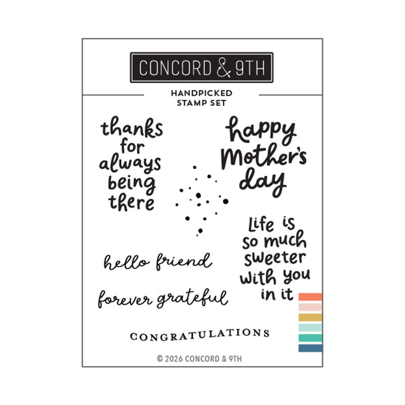 Concord & 9th Clear Stamps Handpicked