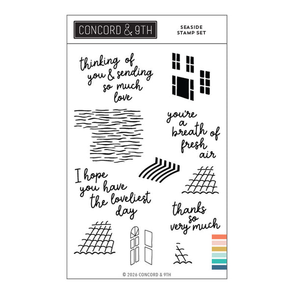 Concord & 9th Clear Stamps Seaside