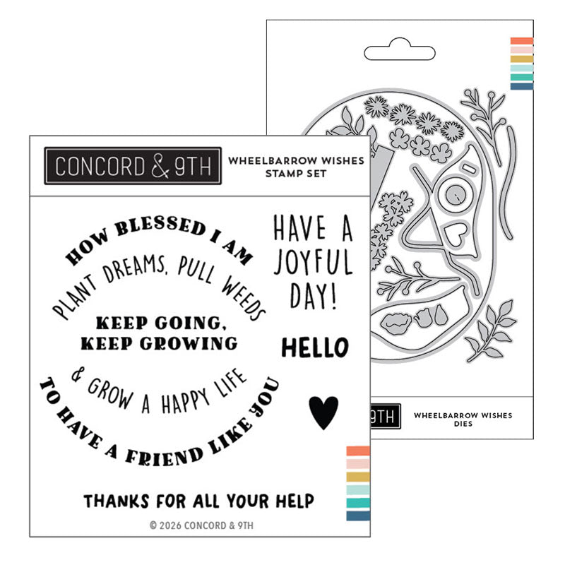 Concord & 9th 2pc Wheelbarrow Wishes