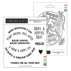 Concord & 9th 2pc Wheelbarrow Wishes