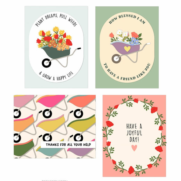 Concord & 9th 2pc Wheelbarrow Wishes