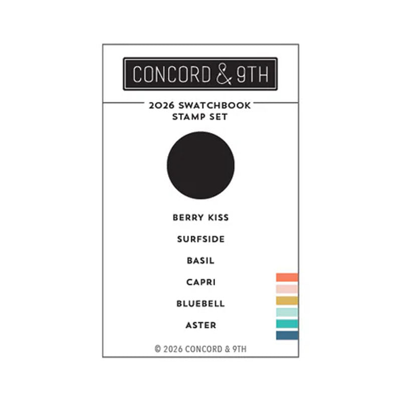 Concord & 9th Clear Stamps 2026 Swatchbook