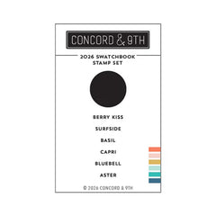 Concord & 9th Clear Stamps 2026 Swatchbook