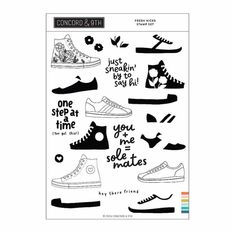 Concord & 9th Clear Stamps Fresh Kicks