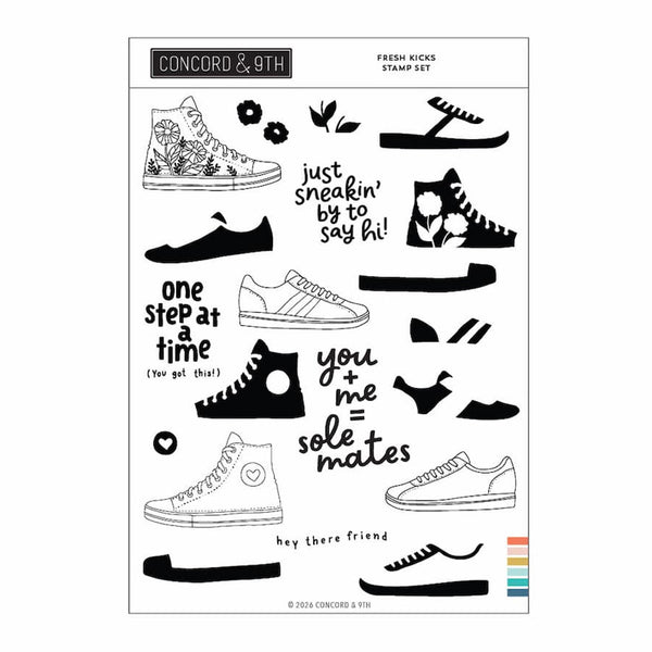 Concord & 9th Clear Stamps Fresh Kicks