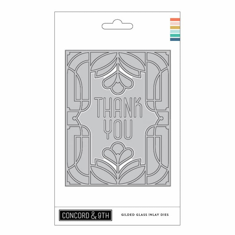 Concord & 9th Dies Gilded Glass Inlay