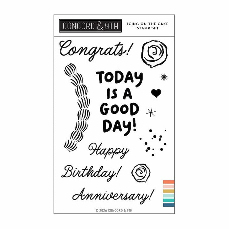 Concord & 9th Clear Stamps Icing on the Cake