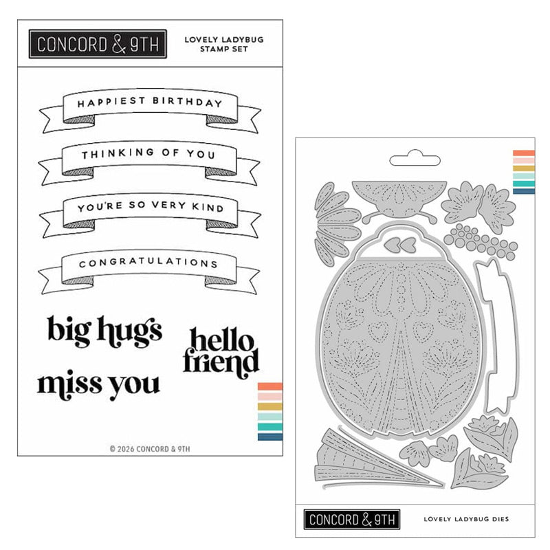 Concord & 9th 2pc Lovely Ladybug