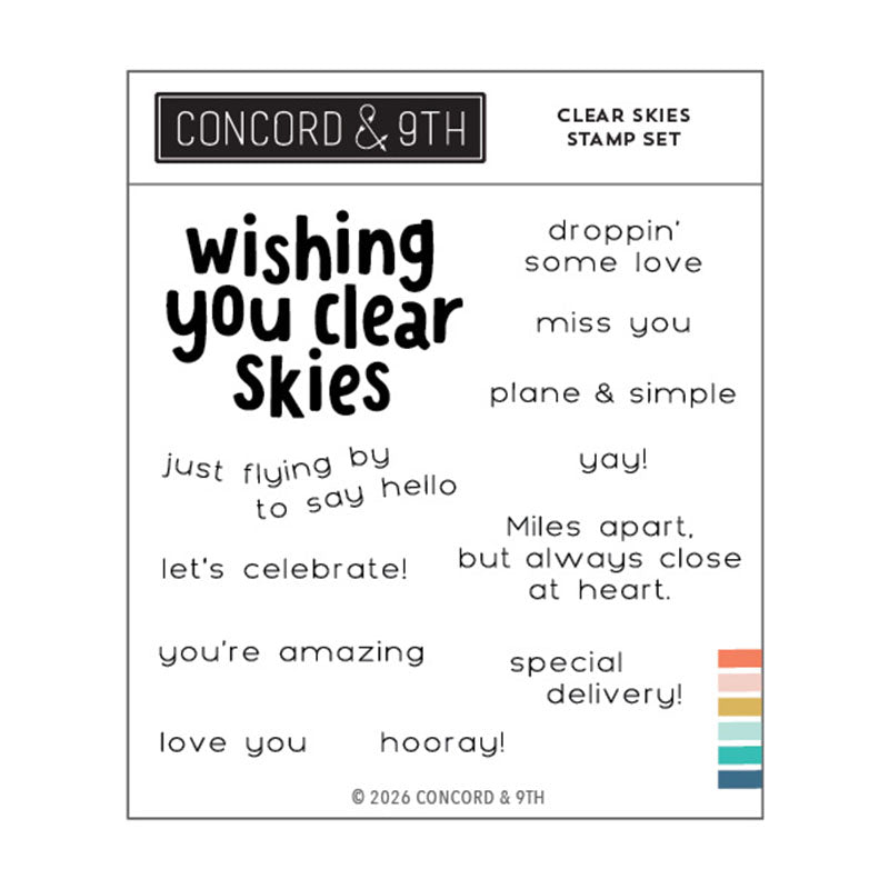 Concord & 9th Clear Stamps Clear Skies