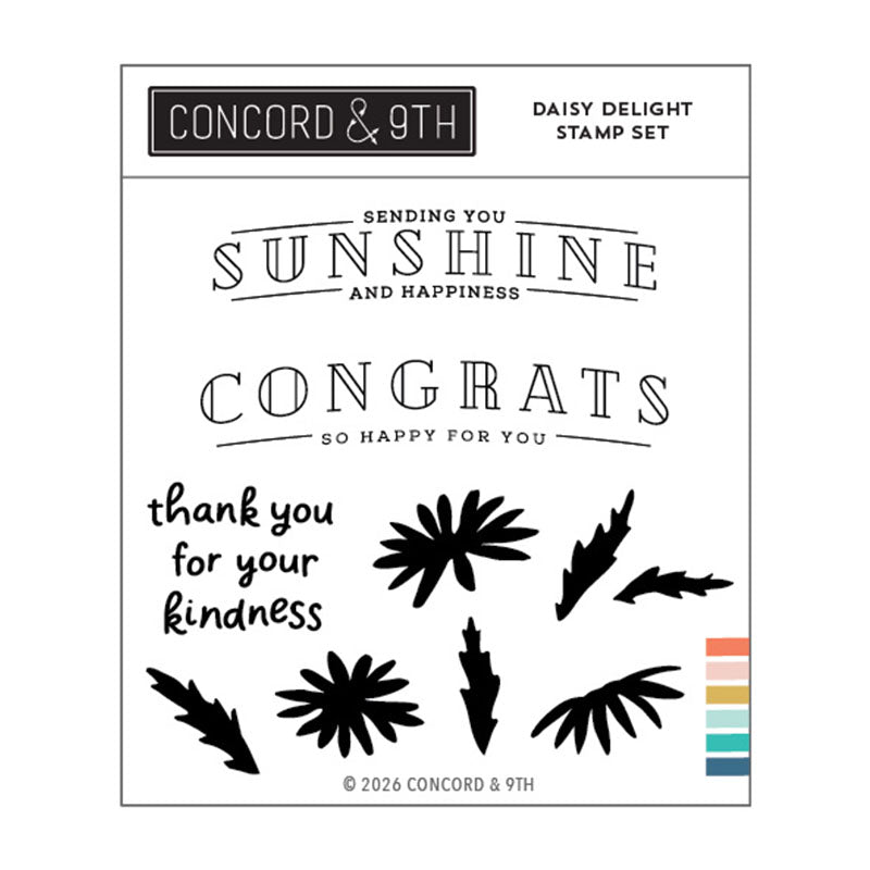 Concord & 9th Clear Stamps Daisy Delight