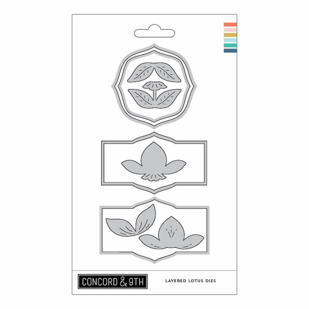 Concord & 9th Dies Layered Lotus