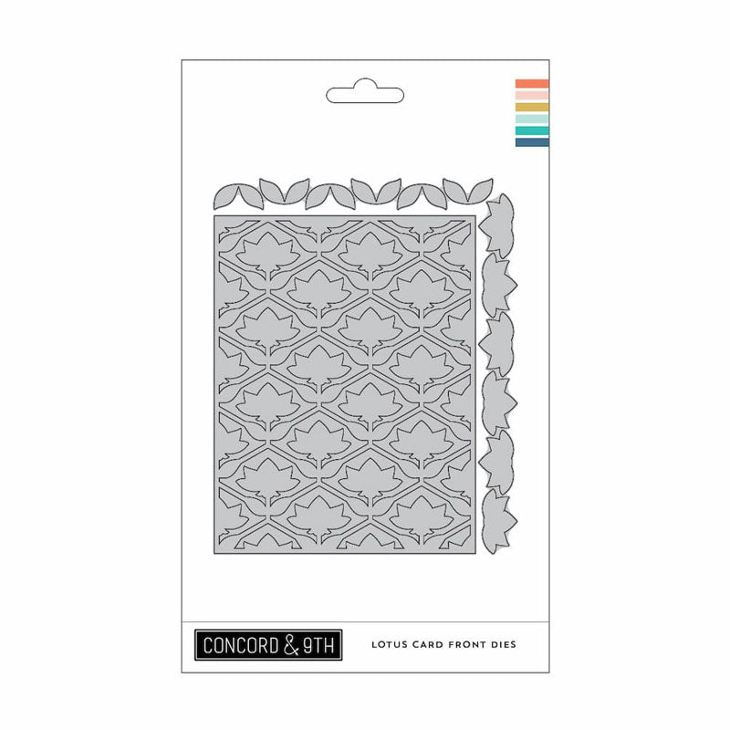 Concord & 9th Dies Lotus Card Front
