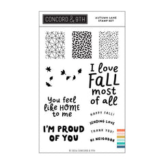 Concord & 9th Clear Stamps Autumn Lane