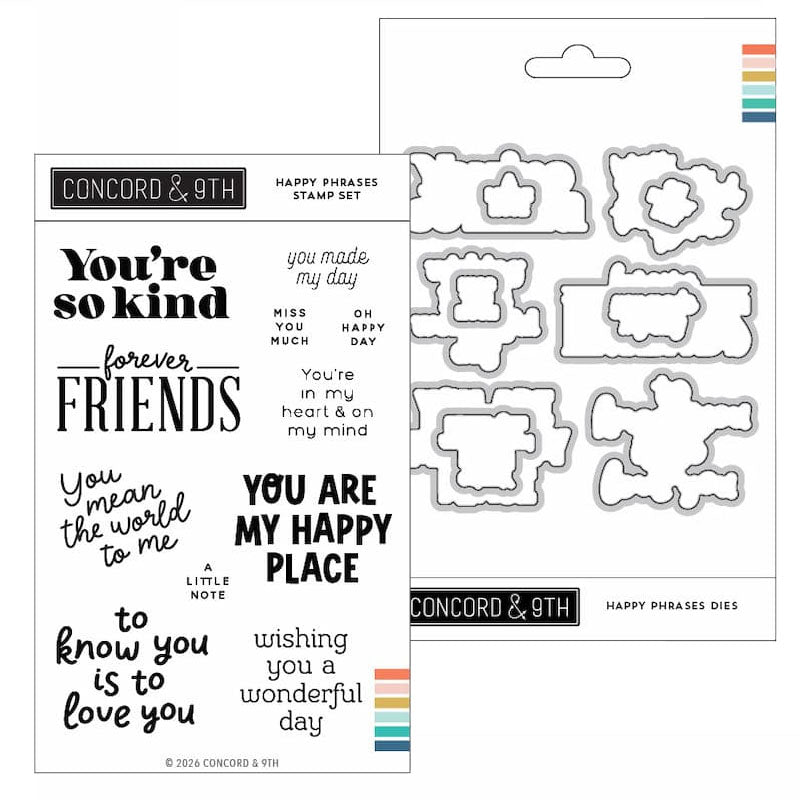 Concord & 9th 2pc Happy Phrases