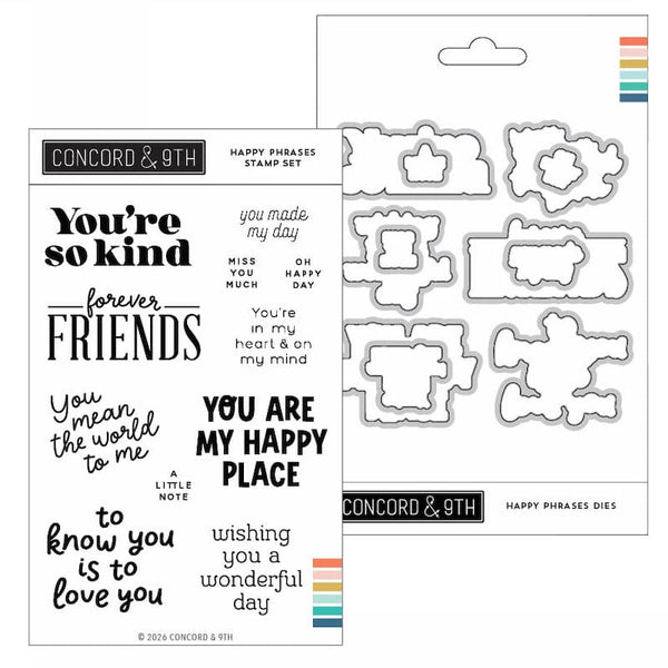 Concord & 9th 2pc Happy Phrases
