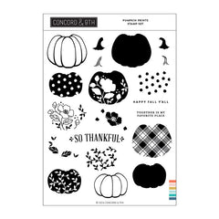 Concord & 9th Clear Stamps Pumpkin Prints