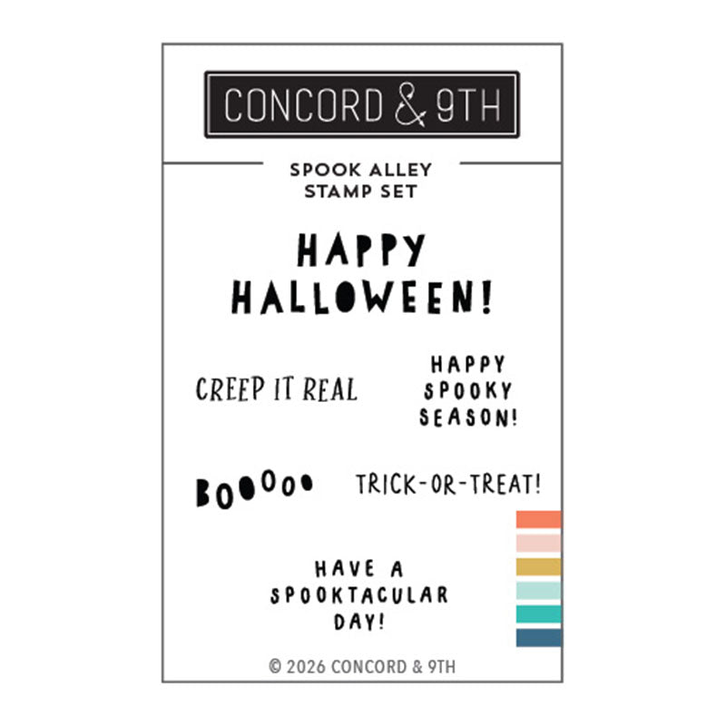 Concord & 9th Clear Stamps Spook Alley