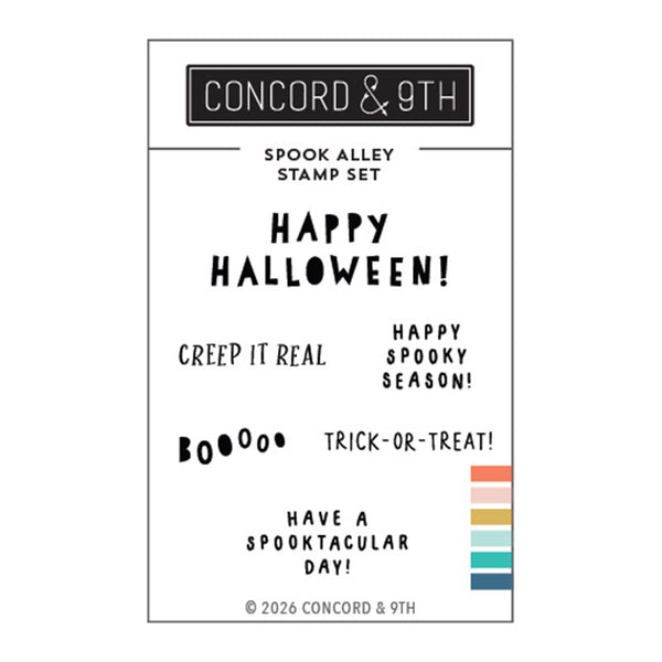 Concord & 9th Clear Stamps Spook Alley