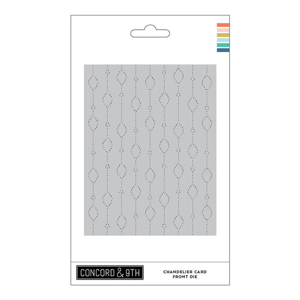 Concord & 9th Dies Chandelier Card Front