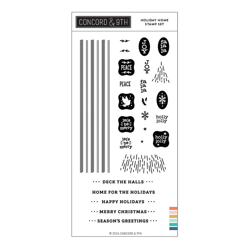 Concord & 9th Clear Stamps Holiday Home