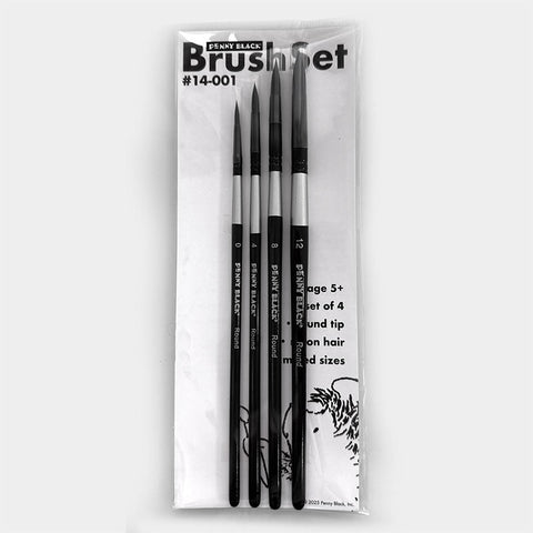 Penny Black Round Brush Set