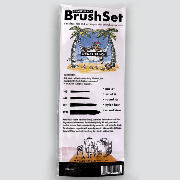 Penny Black Round Brush Set