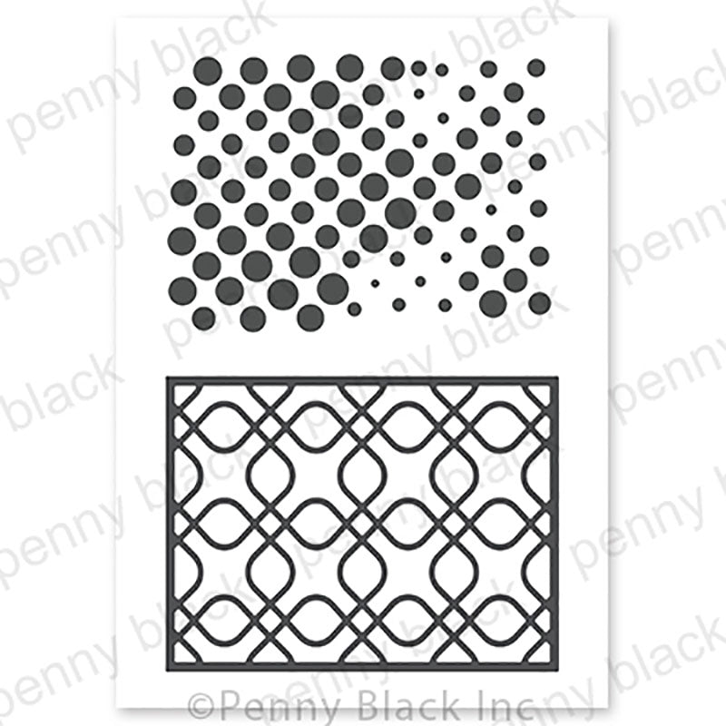 Penny Black Stick & Shine Shimmering Geometrics
