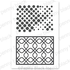 Penny Black Stick & Shine Shimmering Geometrics