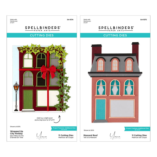 Spellbinders 2pc Christmas City Holiday