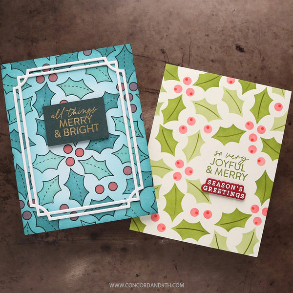 Concord & 9th 3pc Merry Berries and Leaves - view 2