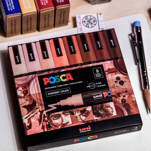 POSCA Marker PC-5M 8pc Portrait