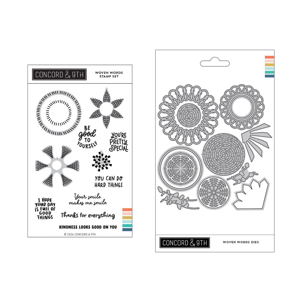 Concord & 9th 2pc Woven Words