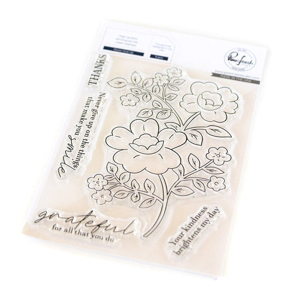 Pinkfresh Studio Clear Stamps Never Give Up