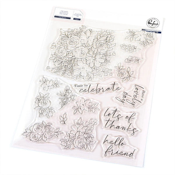 Pinkfresh Studio Clear Stamps Cozy Blooms