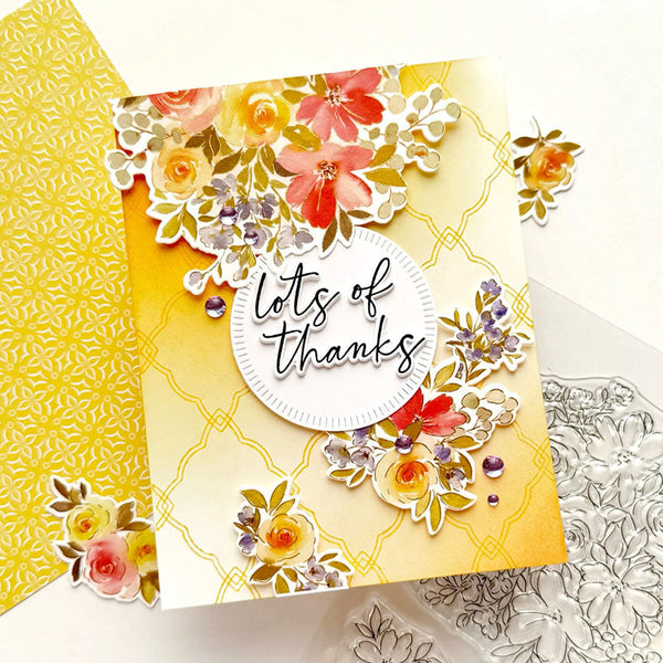 Pinkfresh Studio Clear Stamps Cozy Blooms