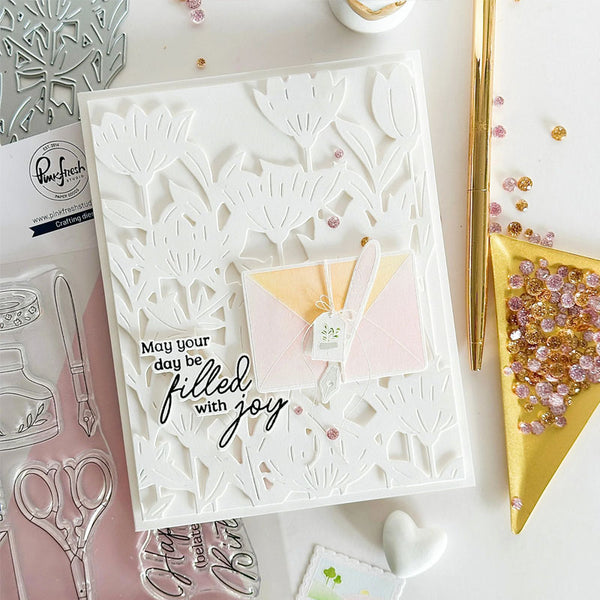 Pinkfresh Studio Press Plates Classic Correspondence