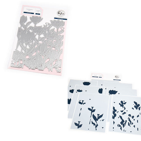 Pinkfresh Studio 2pc Floral Field