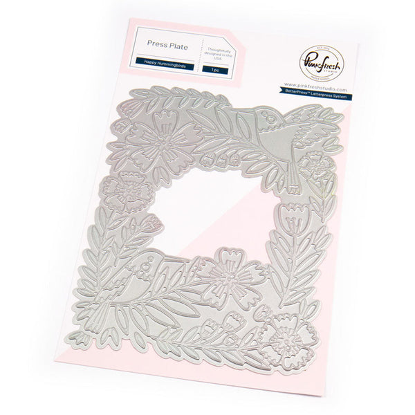 Pinkfresh Studio Press Plates Happy Hummingbirds