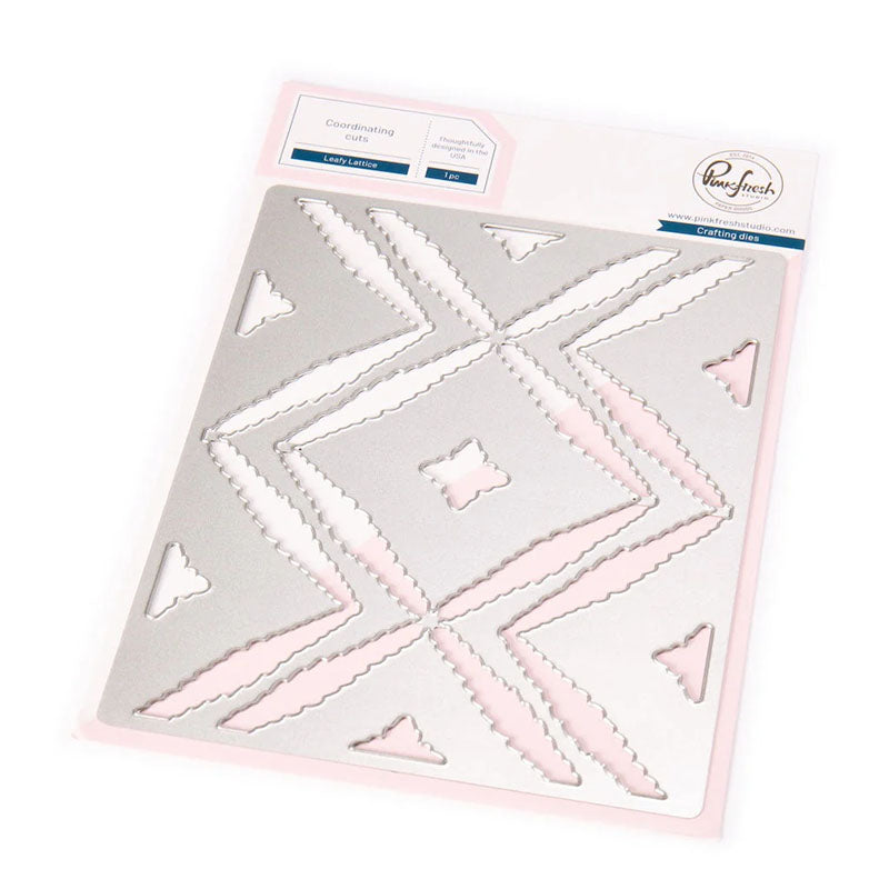 Pinkfresh Studio Dies Leafy Lattice