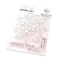 Pinkfresh Studio Clear Stamps Plumeria