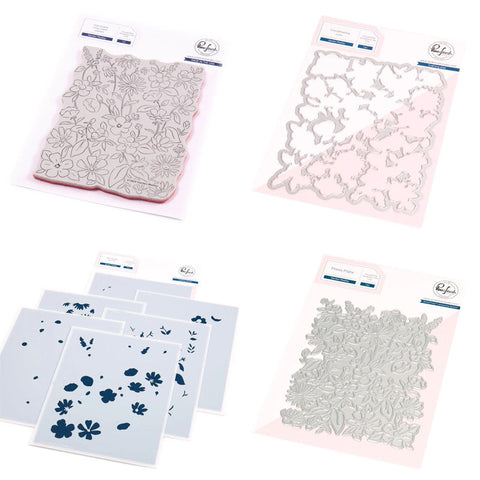 Pinkfresh Studio 4pc Garden Medley