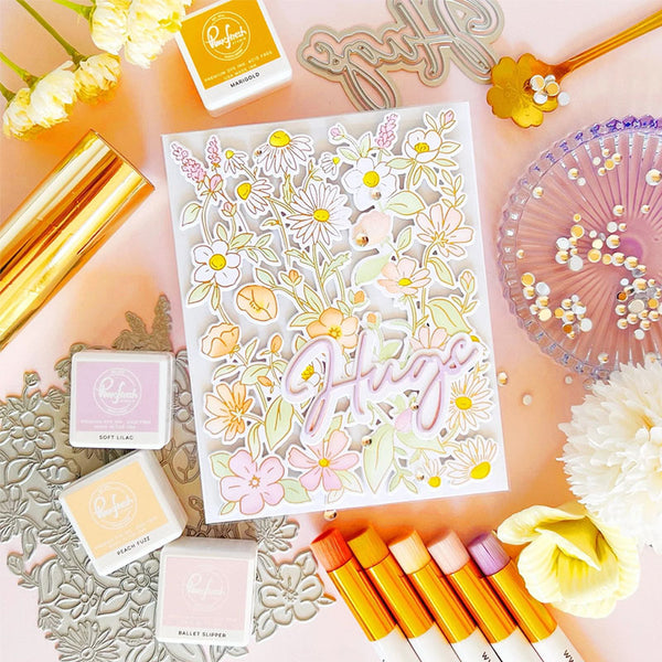 Pinkfresh Studio Press Plates Garden Medley