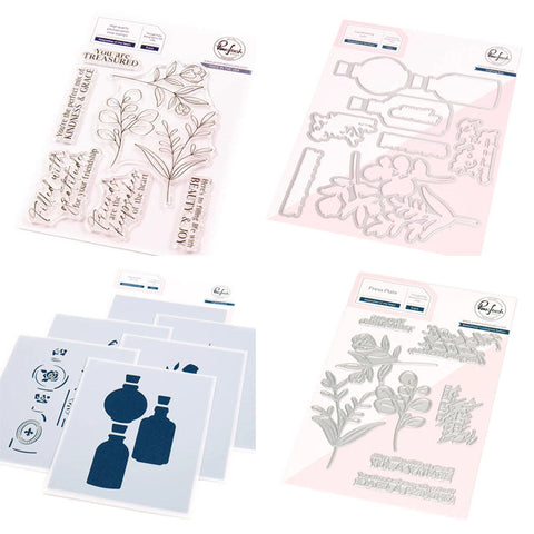 Pinkfresh Studio 4pc Keepsakes of the Heart