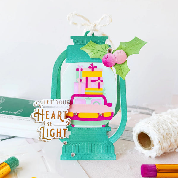 Pinkfresh Studio Stencil Lantern Landscapes