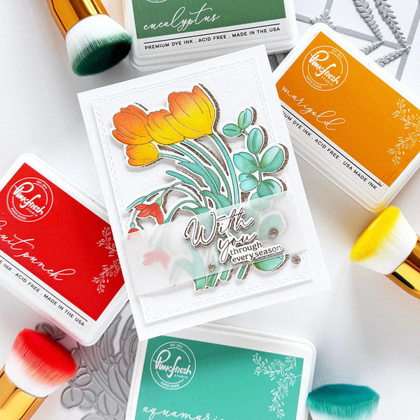 Pinkfresh Studio Press Plates Timeless Tulips